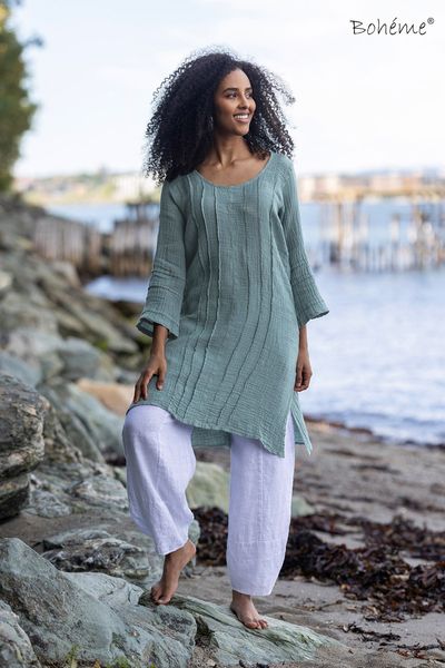 Hovedbilde Boheme Kort Linkjole i Sky Blue