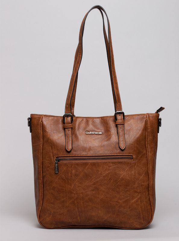 Giulia Piarelli classic shopper cognac