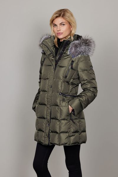 Hovedbilde Junge Mary Lang Dunjakke i Dusty Green