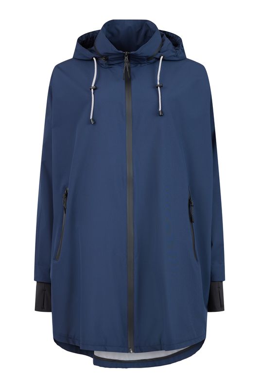 Normann Coat Cape2 i Navy