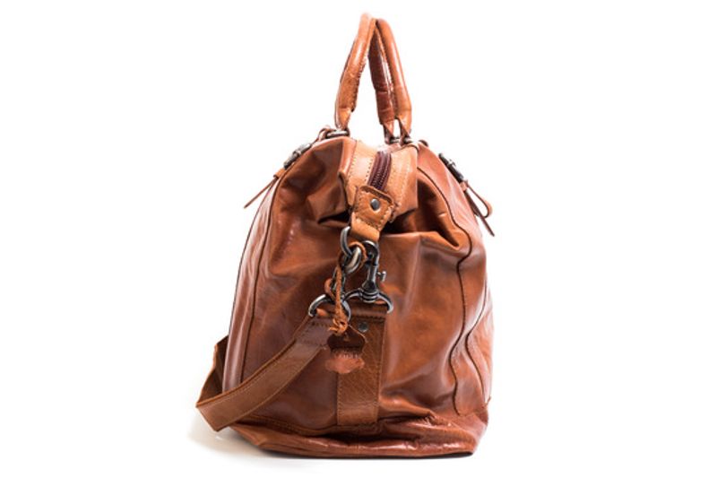 Spikes & Sparrow weekendbag brandy