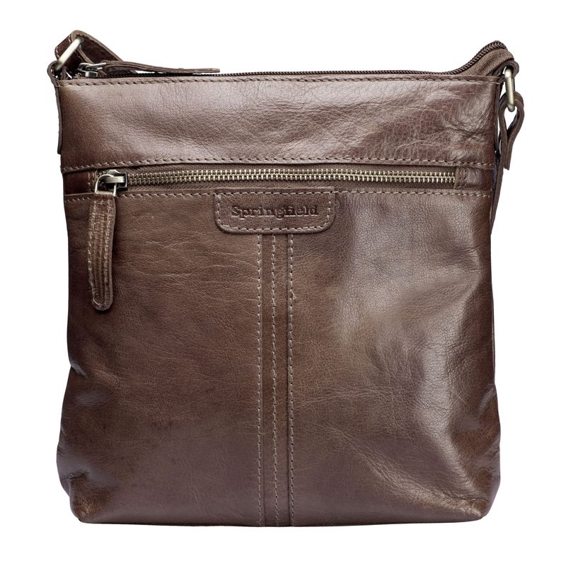 Springfield sholder/crossoverveske i  brown