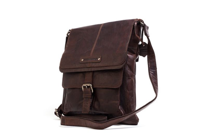 Spikes Sparrow flapbag brown