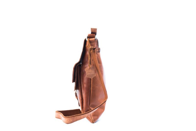 Spikes Sparrow flapbag brandy