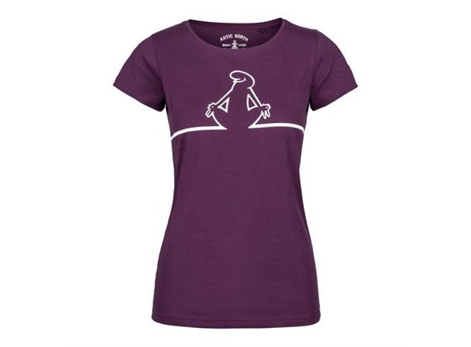 Hovedbilde Dame Streken T-Shirt Yoga i Purple