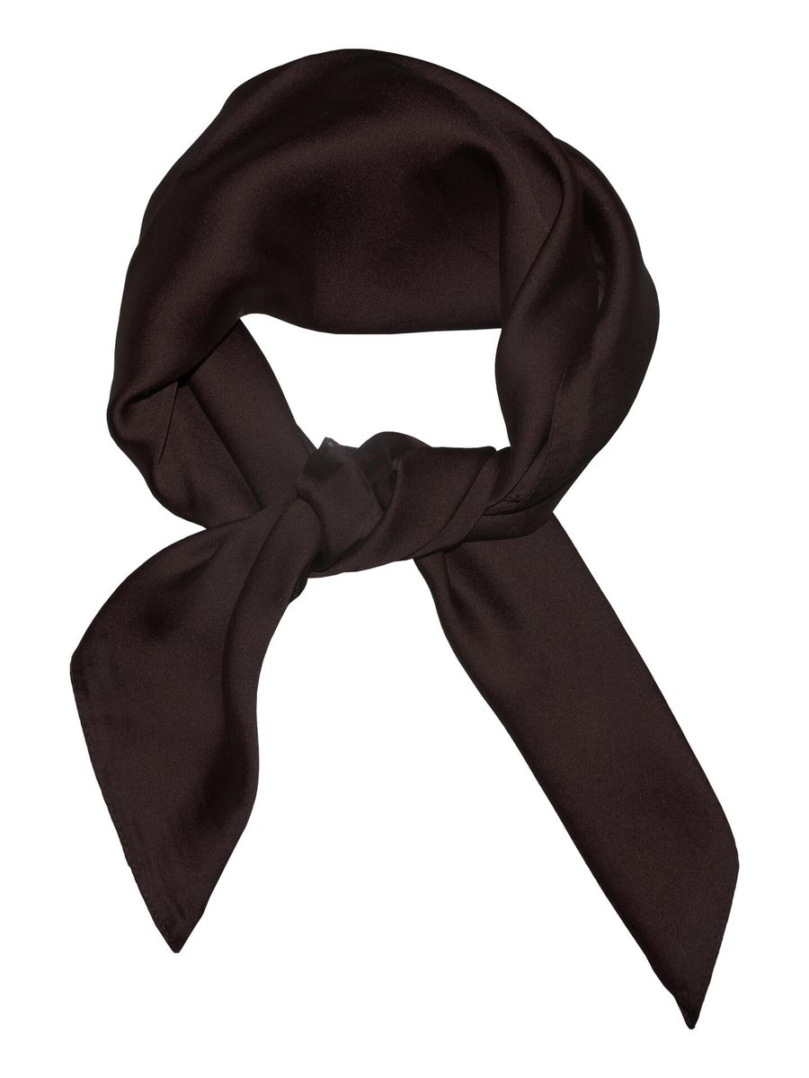 Intex Skjerf Ensfarget 70 X 70 Cm. Brown
