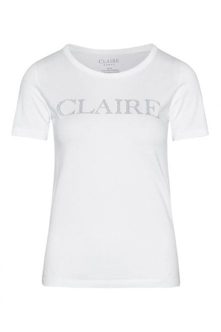 Hovedbilde Claire Alanis T-shirt m/logo white