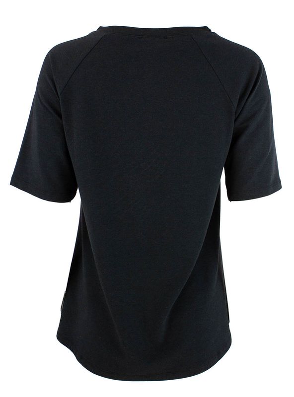 Boheme Topp/M Kort Arm Bambus/Bomull Black