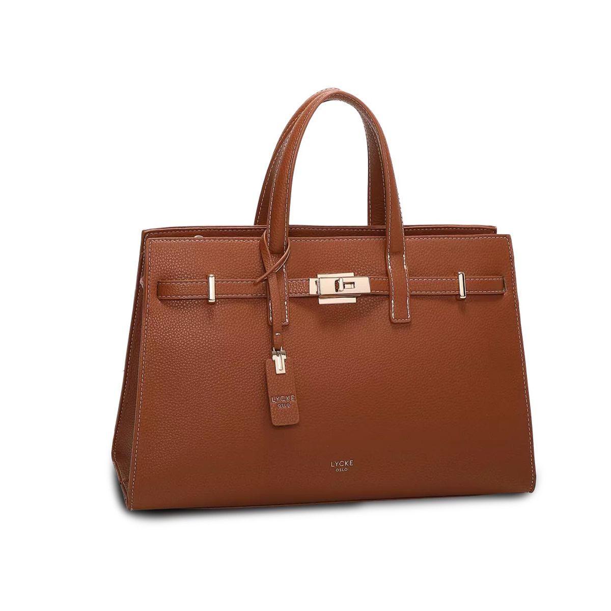 Lycke Askim Handbag i Cognac