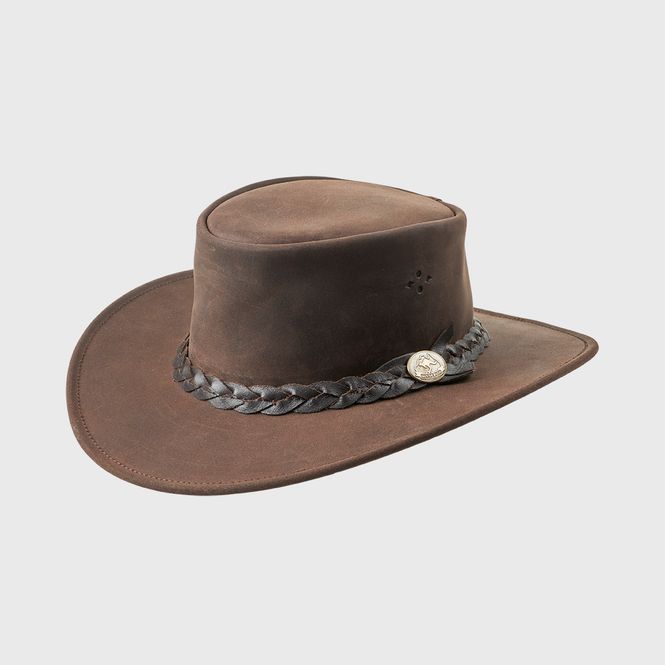 Hovedbilde MJM Aussie Cowboyhats i Skinn Brown