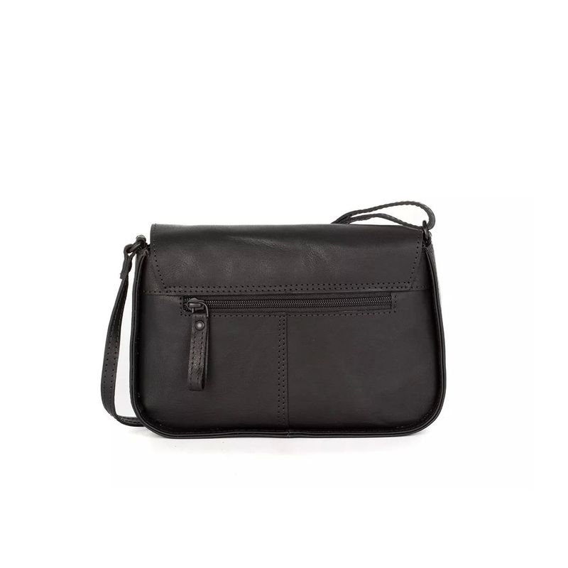 Spikes & Sparrow Flapbag i Black