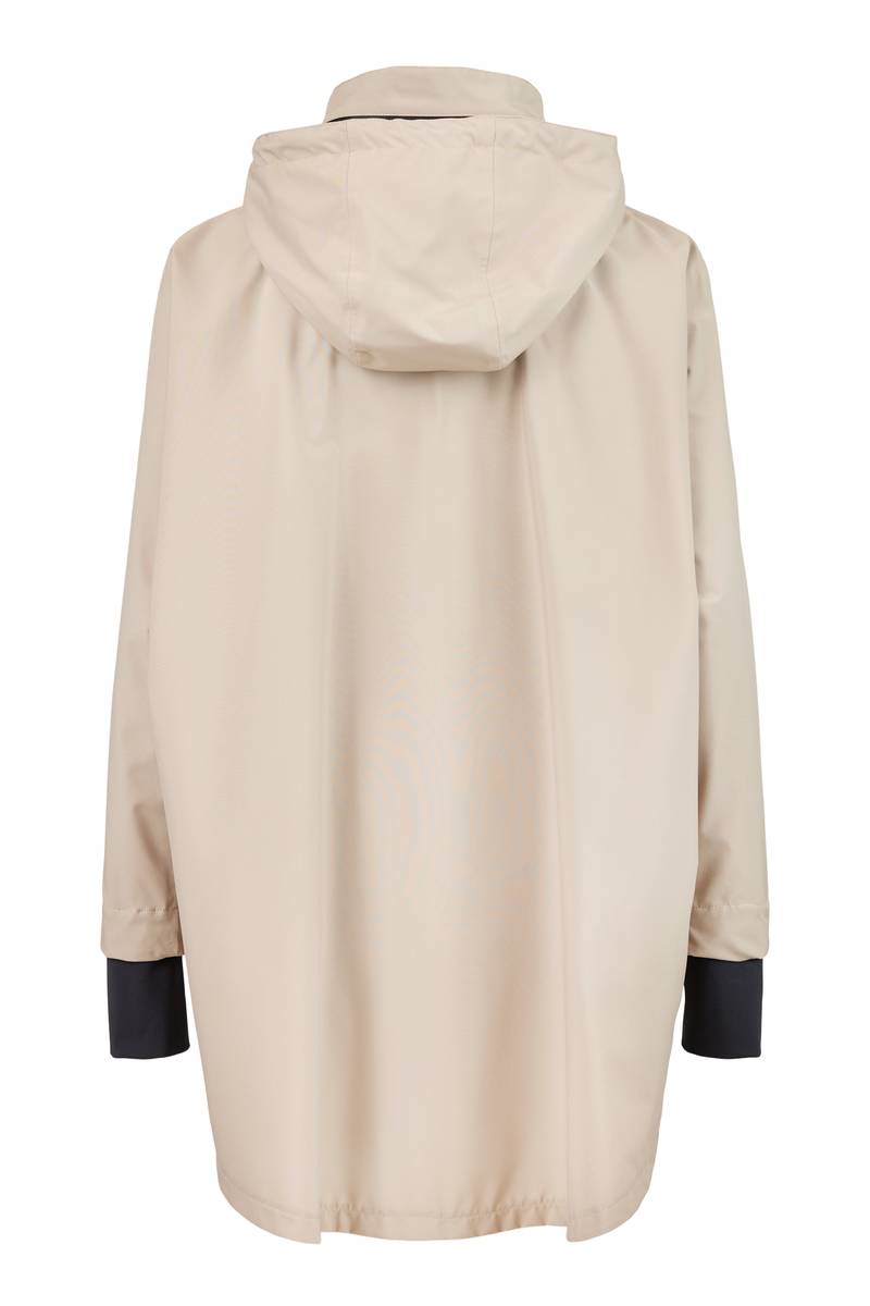 Normann Coat Cape2 i Light Taupe