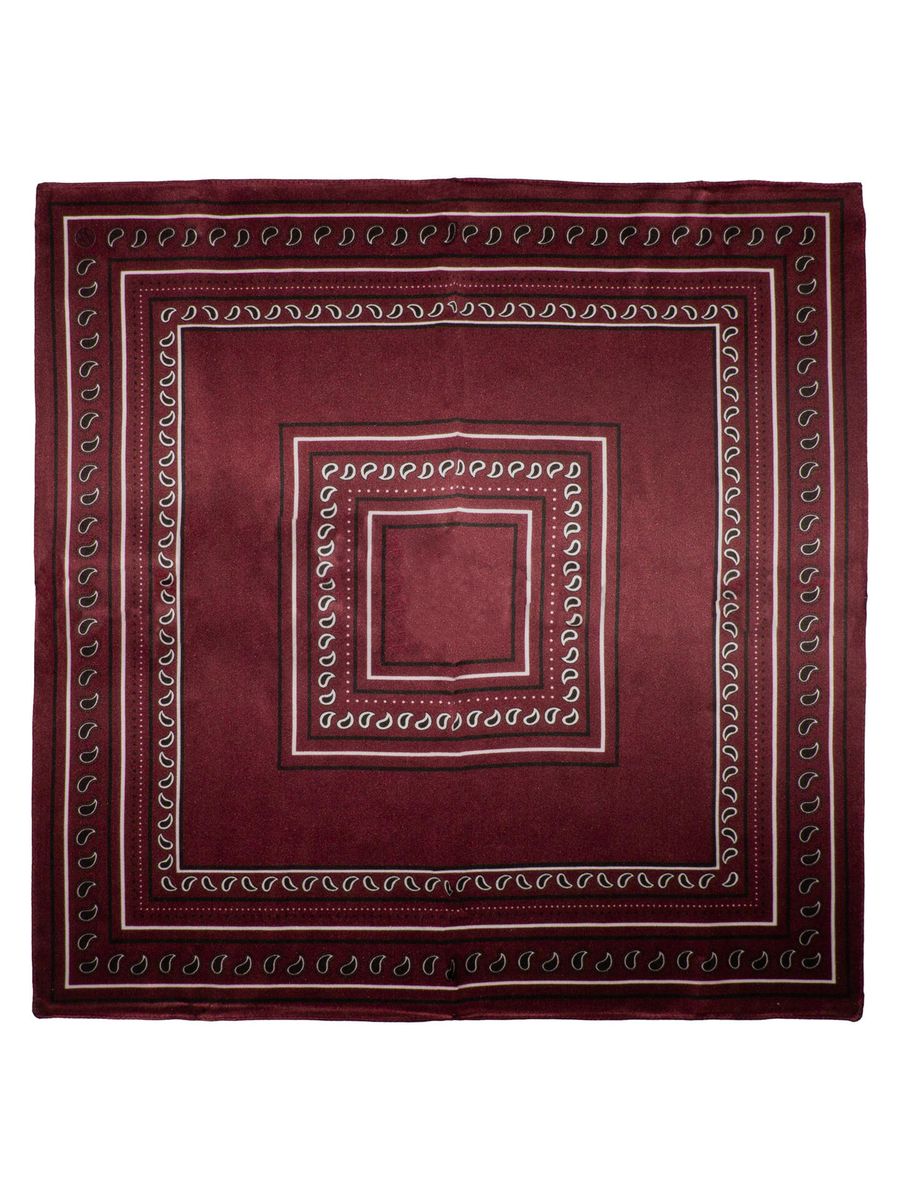 Intex Skjerf klassisk SILKE 70x70 Burgundy