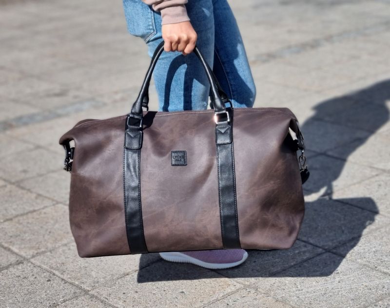 Lycke Kim Weekendbag i Brown