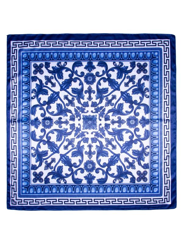 Intex Skjerf Paisley 70 X 70 Cm. i Navy
