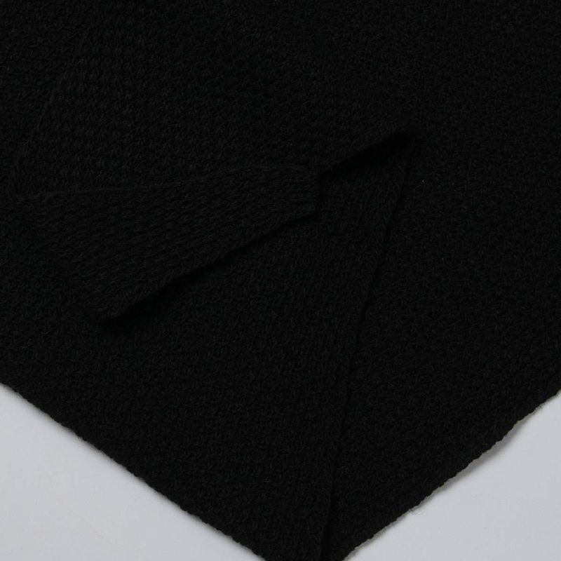 Rosenvinge Perlestrikket Triangel Skjerf i Black