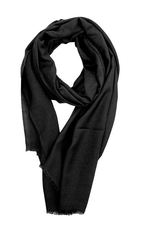 Boheme Scarf i Ull/Viscose Black