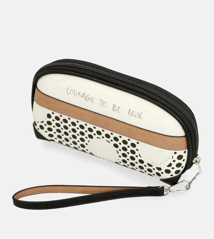 Anekke Alma Lommebok White/Multi