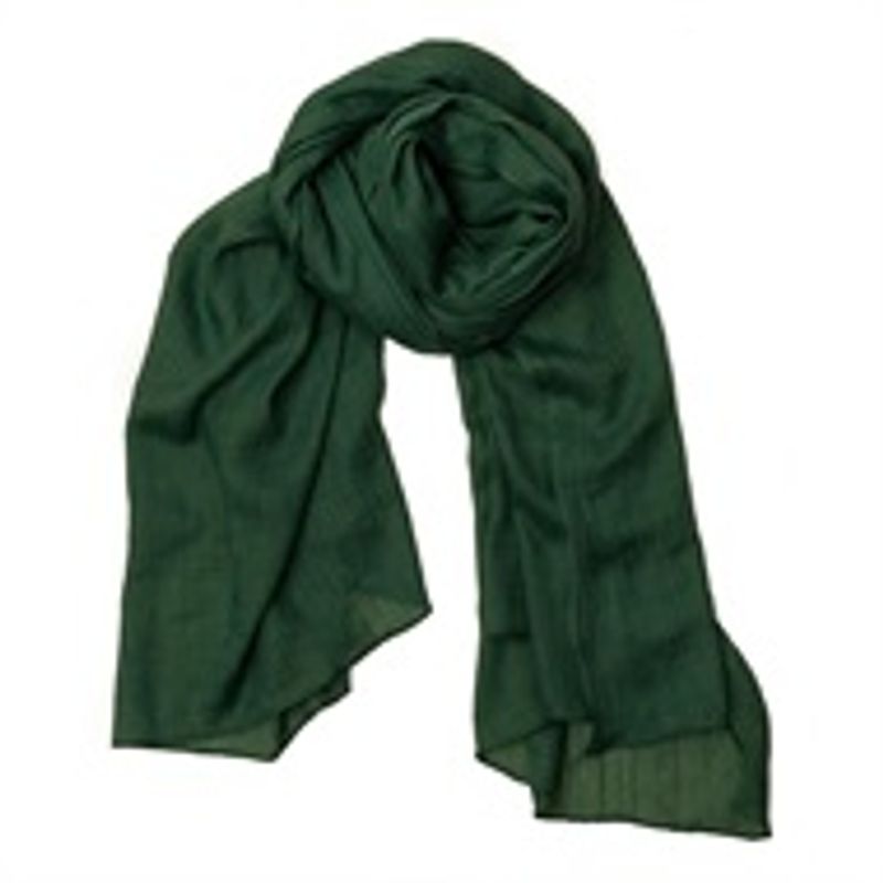 Rosenvinge Skjerf i Myk Modalmix Dark Green