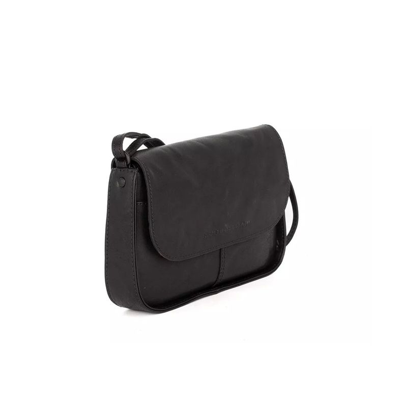 Spikes & Sparrow Flapbag i Black