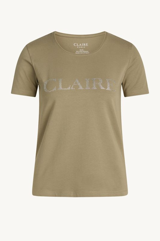 Claire Alanis T-shirt m/logo mermaid