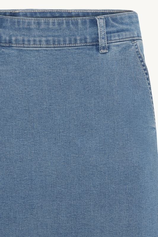 Claire Nadia DongeriSkjørt i Light Blue Denim