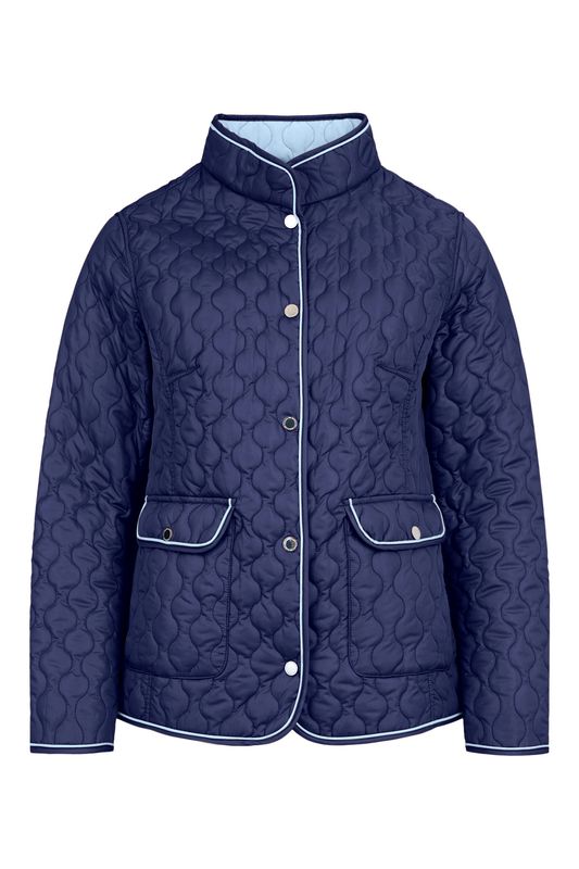 Normann Lett Vattert Vendbar jakke i Navy/Lightblue