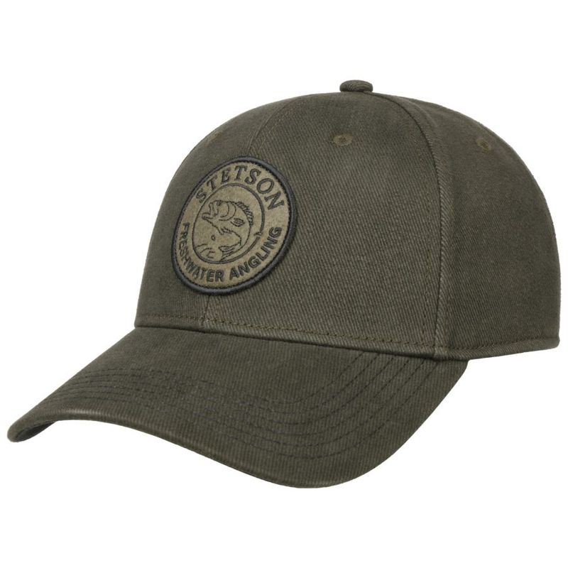 Stetson Baseball Cap Freshwater Angling i Olive