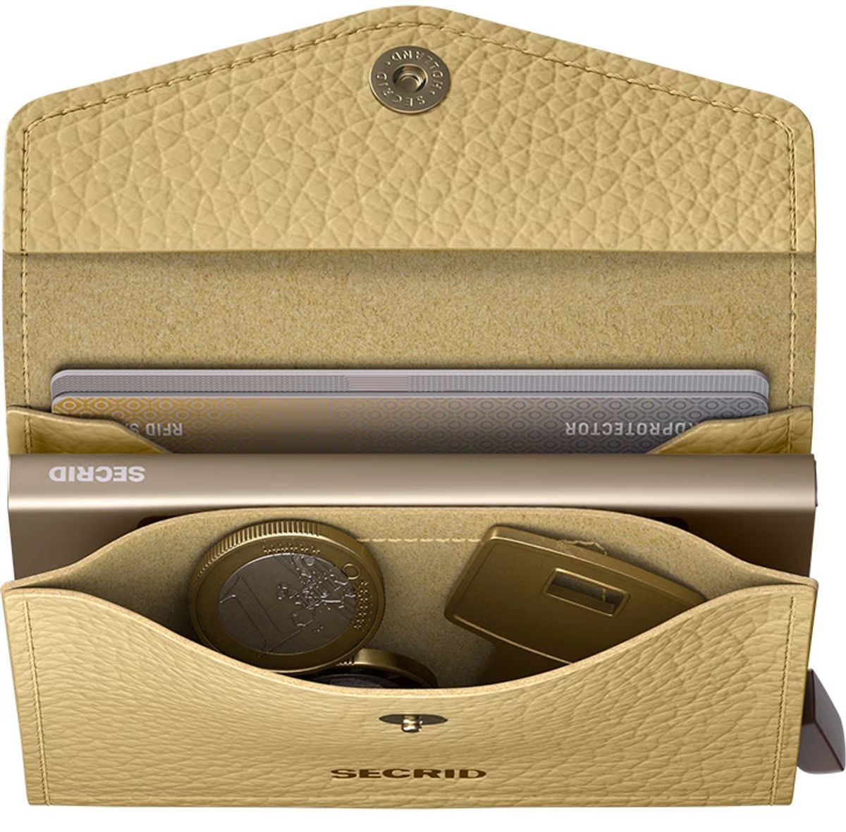 Secrid Envelope Lommebok/Kortholder Butter Yellow