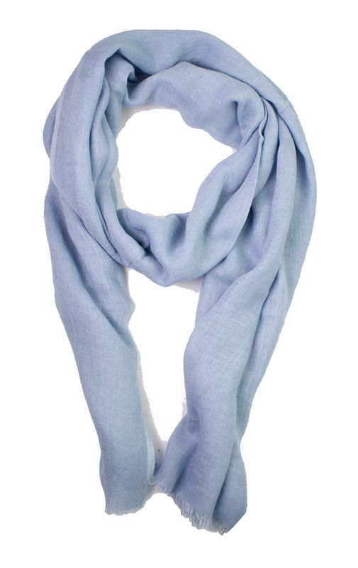 Boheme Skjerf i Lin Sterling Blue