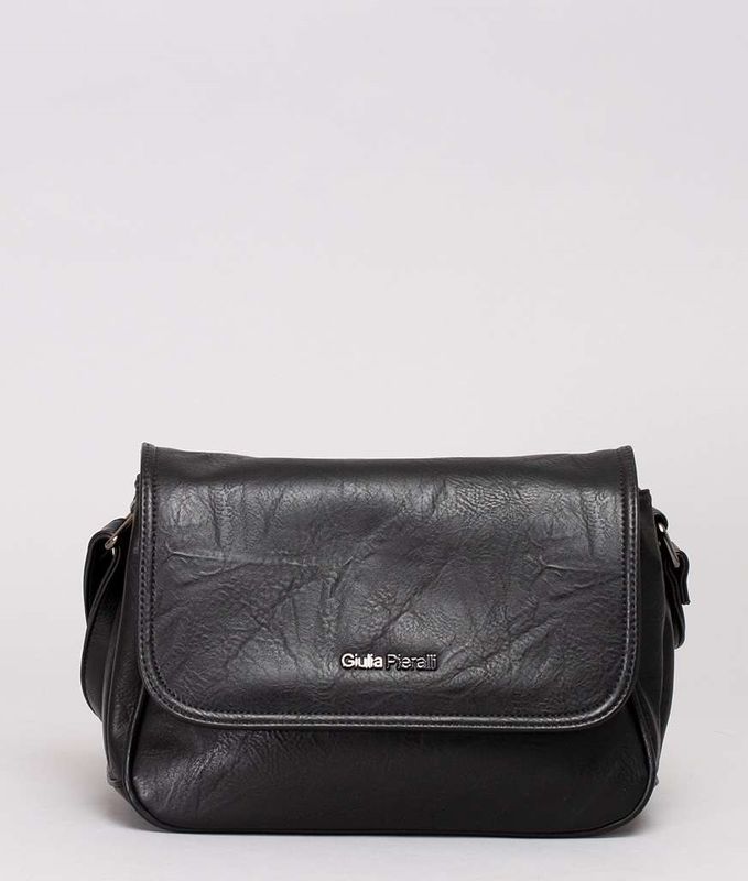 Giulia Pieralli Classic Flap Shoulderbag Black