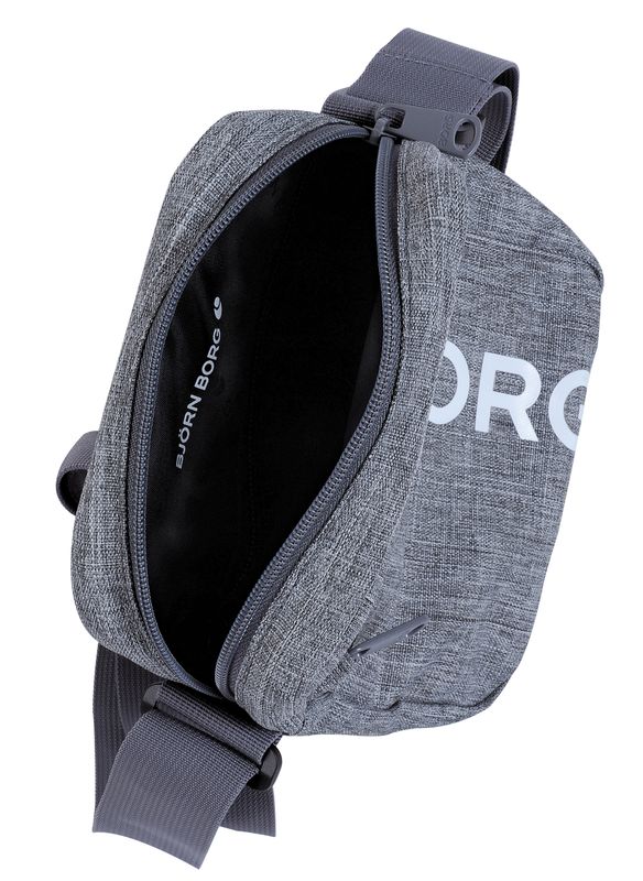 B.Borg Core 8009 Crossoverveske i Grey Melange