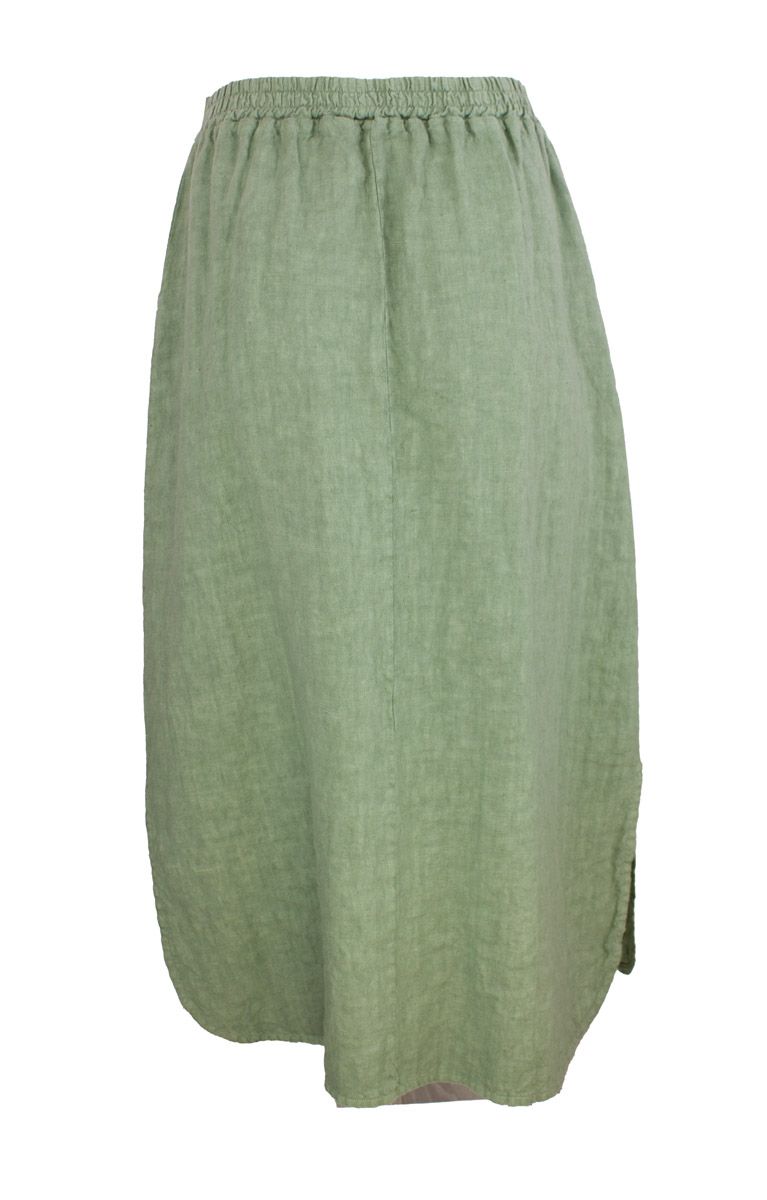 Boheme Linskjørt i Shadow Green