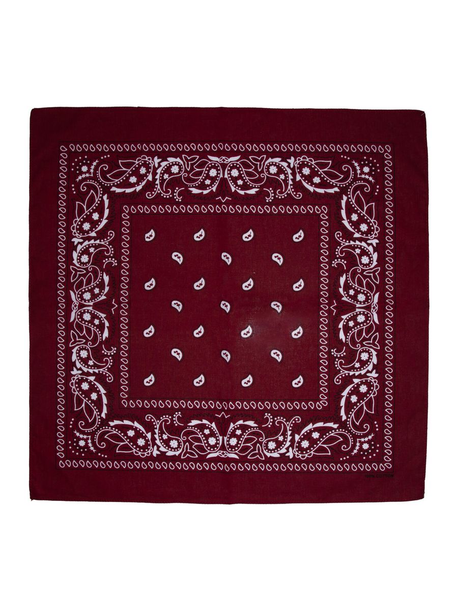 Intex Bomullsskjerf i Burgundy