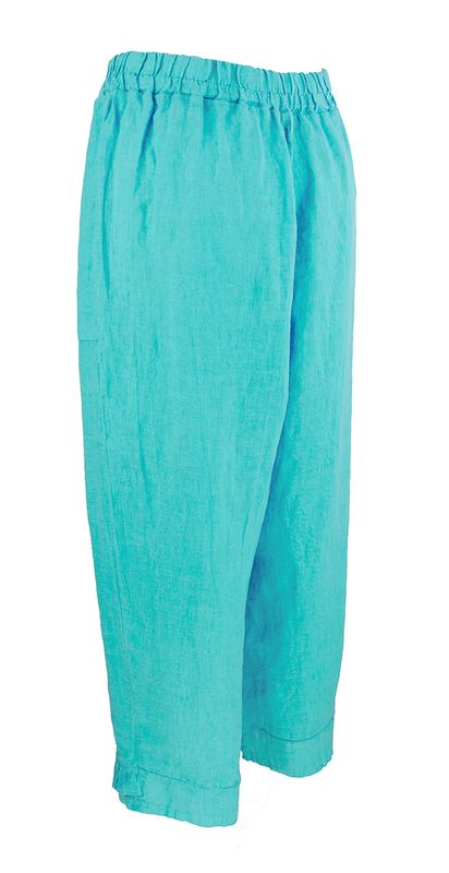 Boheme Capri Linbukse i Turquoise