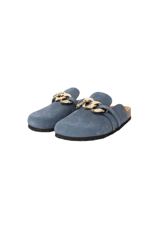 RE:Designed By Dixie Fenia Crocs/Sandal Nubuck Skinn Denim Blue