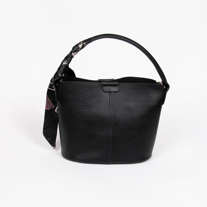 Rosenvingen Ibelin Small Bucketbag M/Skjerf i Black