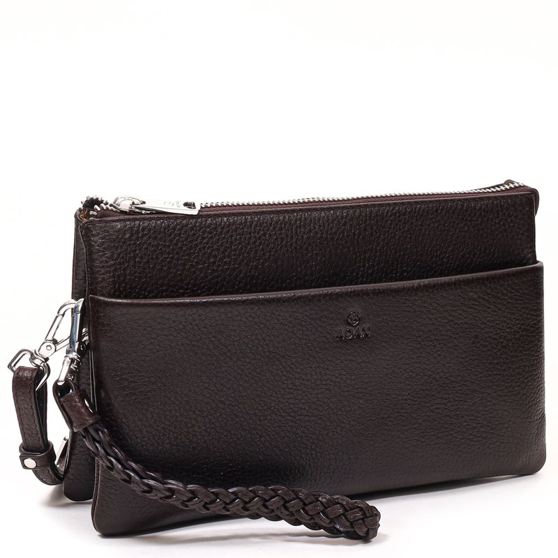 Adax Silja Combi Clutch Chocolate