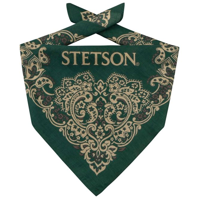 Hovedbilde Stetson Bandana Bomulls Skjerf i Dark Green