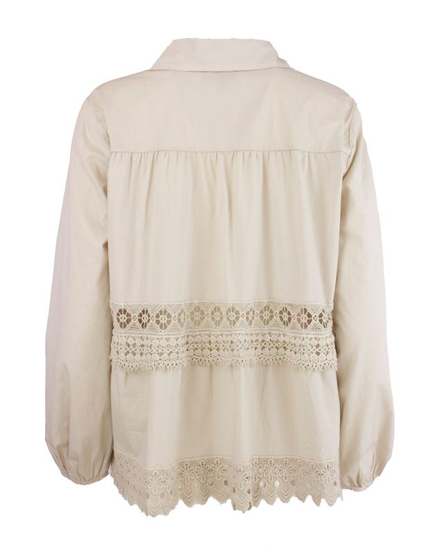 Boheme Bluse Blonder i Sand