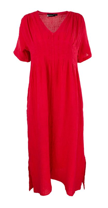 Boheme Lang Linkjole M/Kort Arm i Rasberry