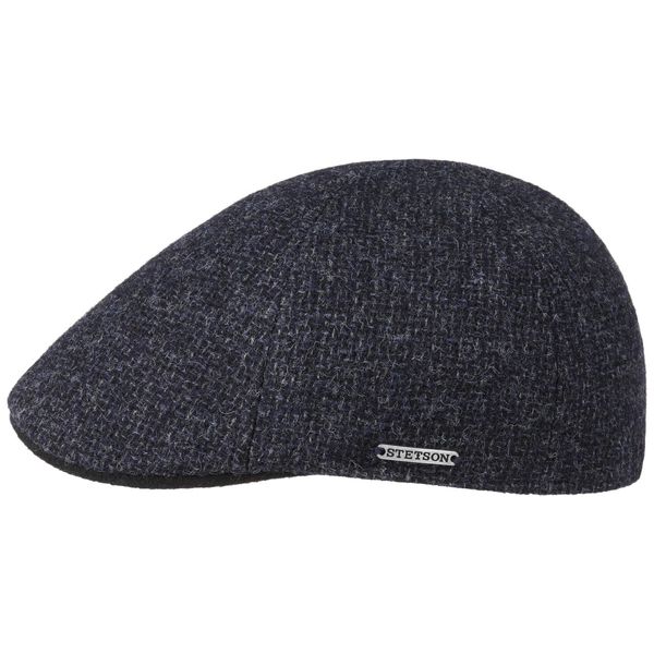 Hovedbilde Stetson Texas Classic Wool Flat Cap Dark Navy