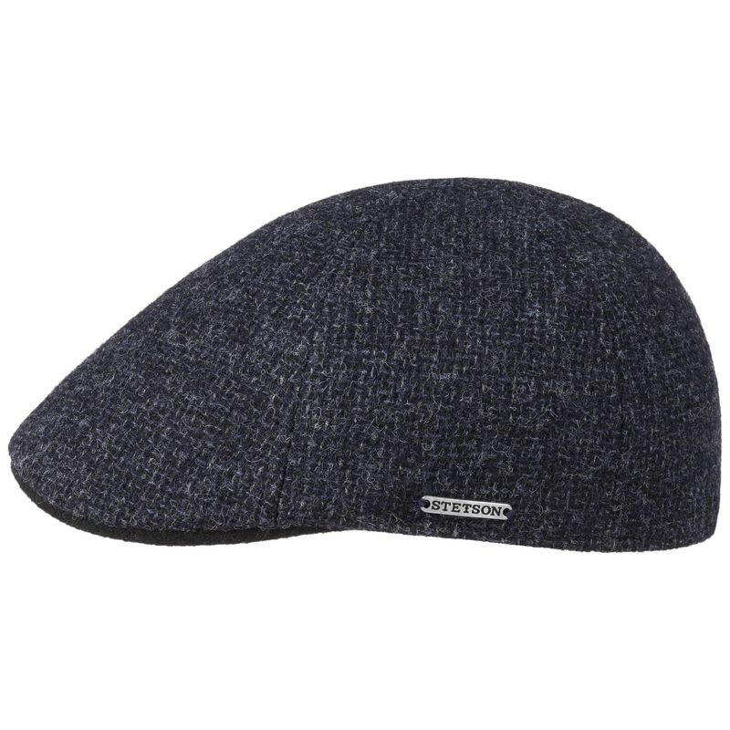 Stetson Texas Classic Wool Flat Cap Dark Navy