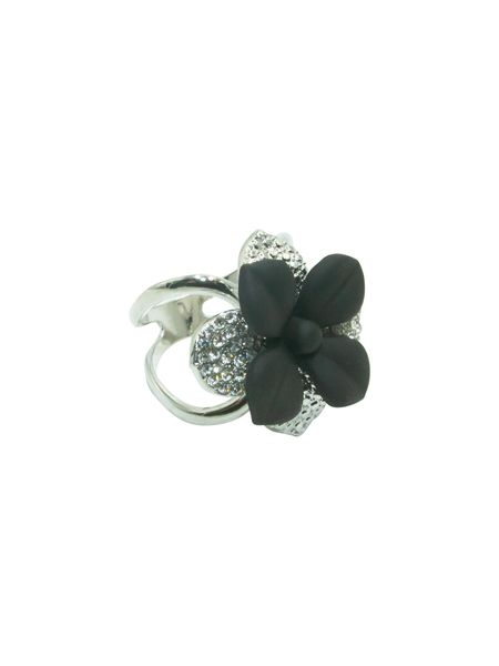 Hovedbilde Intex Skjerfring Blomster i Black/Silver