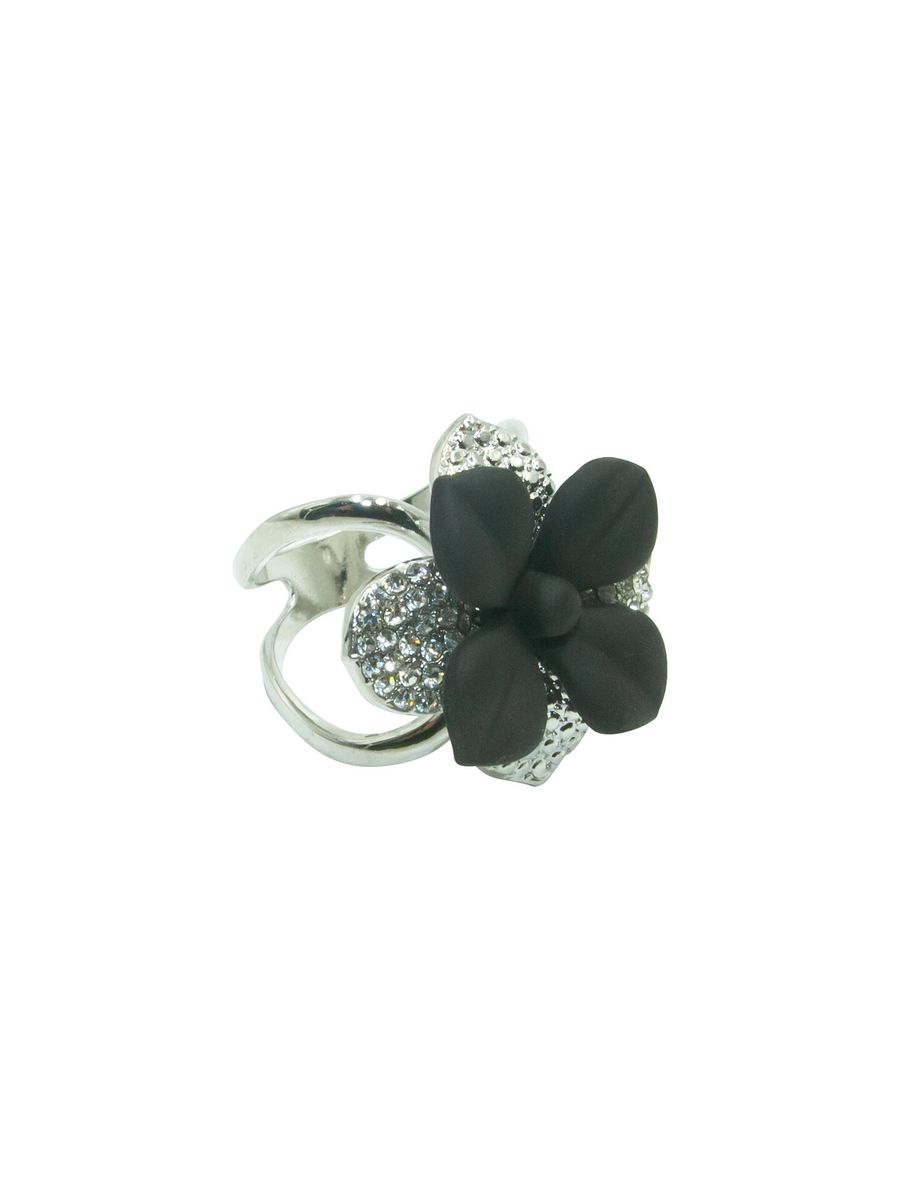 Intex Skjerfring Blomster i Black/Silver
