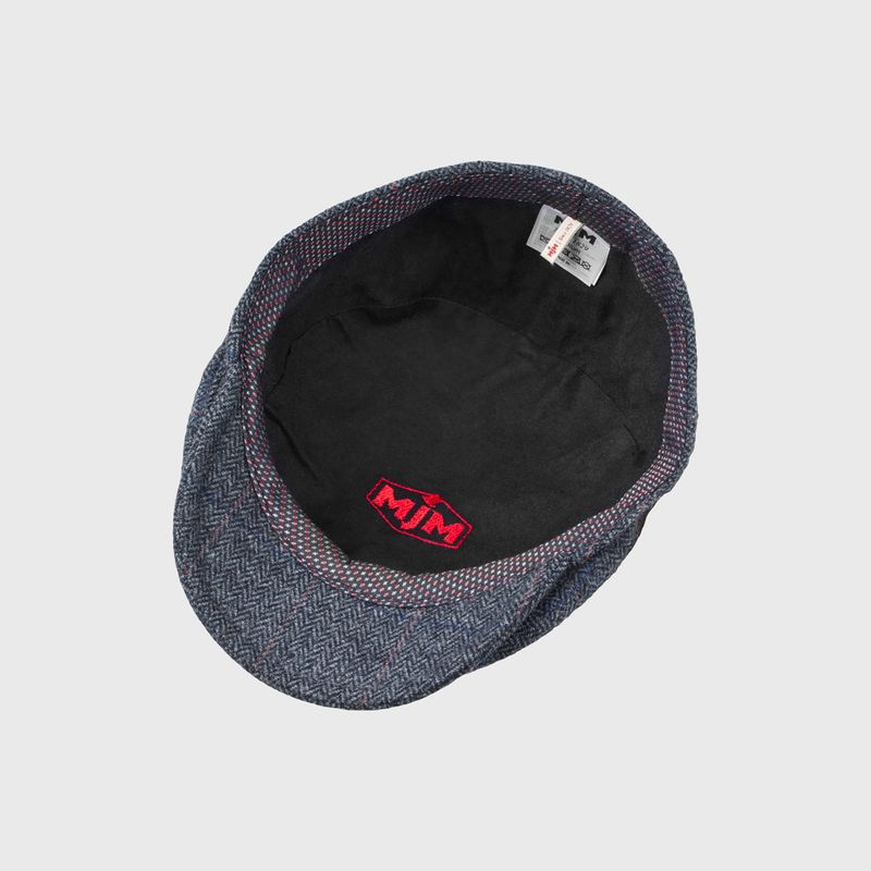MJM Bang 32 Wool Mix Grey Herringbone