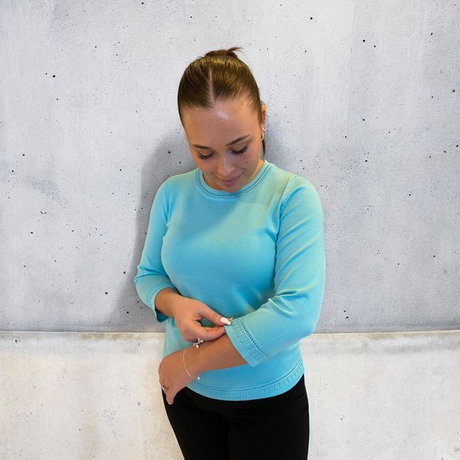 Hovedbilde Micha Jumper i Aqua Blue