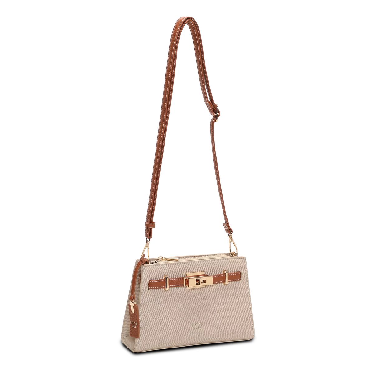 Lycke Askim Crossoverbag i Beige