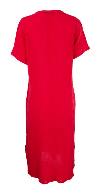 Boheme Lang Linkjole M/Kort Arm i Rasberry