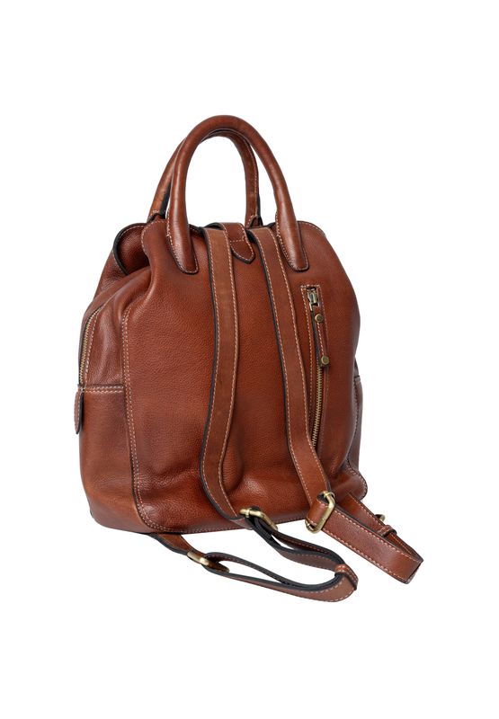 RE:Designed Jeane Backpack i Cognac